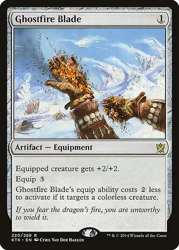 Ghostfire Blade - ktk Spoiler