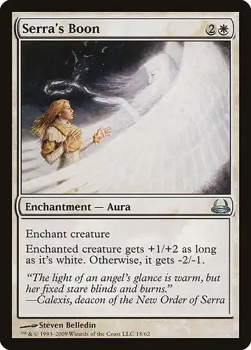 Serra's Boon - ddc Spoiler