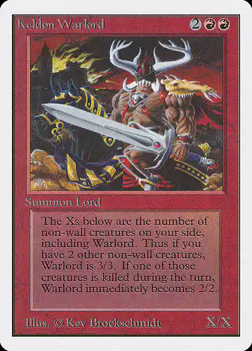 Keldon Warlord - 2ed Spoiler