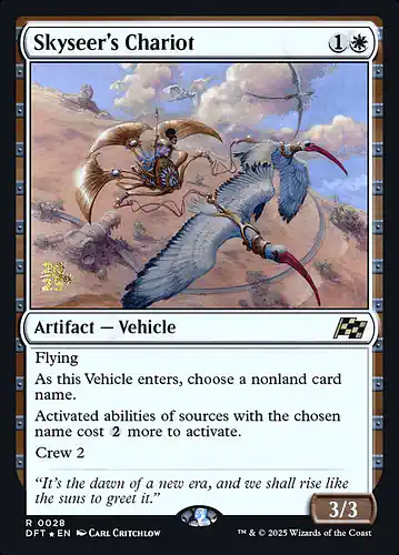 Skyseer's Chariot - dft Spoiler