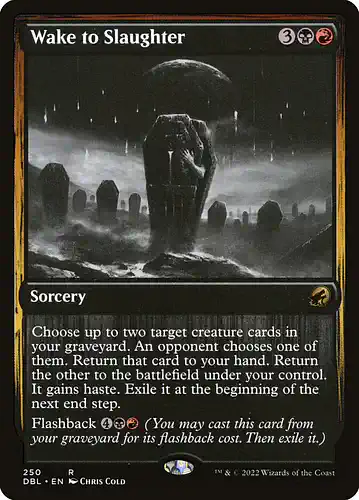 Wake to Slaughter - dbl Spoiler
