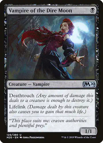 Vampire of the Dire Moon - m20 Spoiler