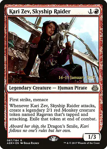 Kari Zev, Skyship Raider - aer Spoiler
