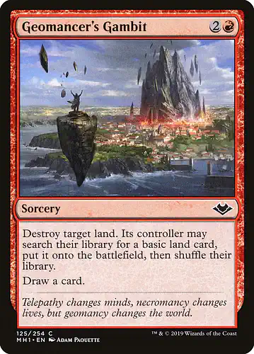 Geomancer's Gambit - mh1 Spoiler