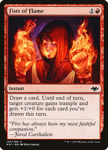 Fists of Flame - mh1 Spoiler