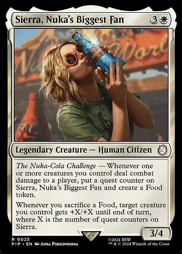 Sierra, Nuka's Biggest Fan - pip Spoiler