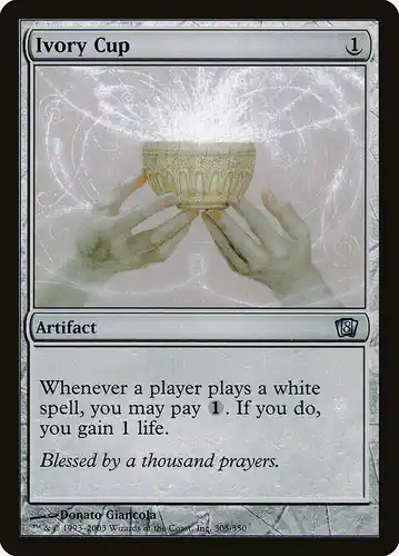 Ivory Cup - 8ed Spoiler