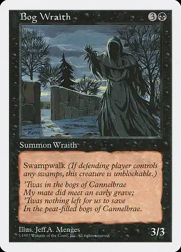 Bog Wraith - 5ed Spoiler