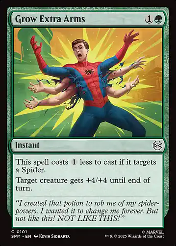 Grow Extra Arms - spm Spoiler