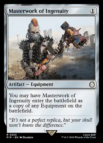 Masterwork of Ingenuity - pip Spoiler