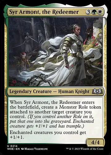 Syr Armont, the Redeemer - woe Spoiler
