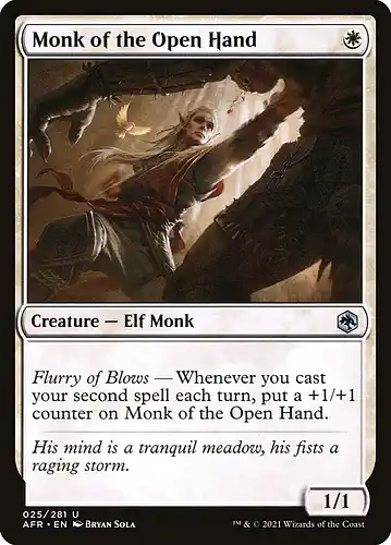 Monk of the Open Hand - afr Spoiler
