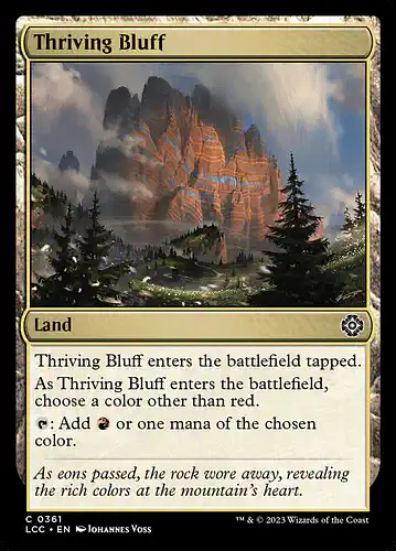 Thriving Bluff - lcc Spoiler
