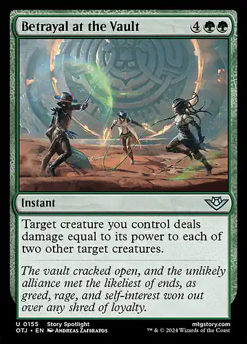 Betrayal at the Vault - otj Spoiler