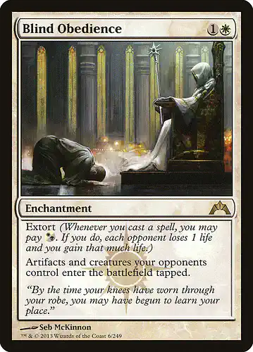 Blind Obedience - gtc Spoiler