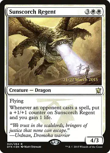 Sunscorch Regent - dtk Spoiler
