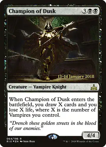 Champion of Dusk - rix Spoiler