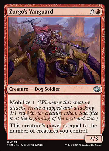 Zurgo's Vanguard - tdm Spoiler
