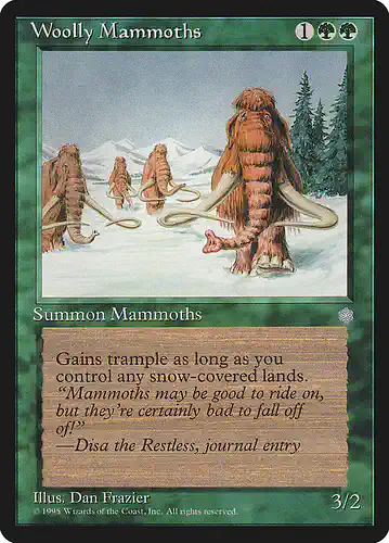 Woolly Mammoths - ice Spoiler