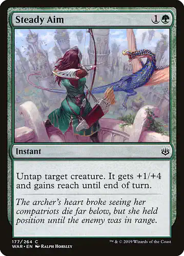 Steady Aim - war Spoiler
