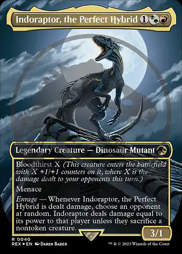 Indoraptor, the Perfect Hybrid - rex Spoiler