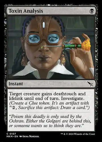 Toxin Analysis - mkm Spoiler