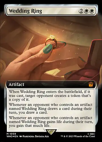 Wedding Ring - who Spoiler