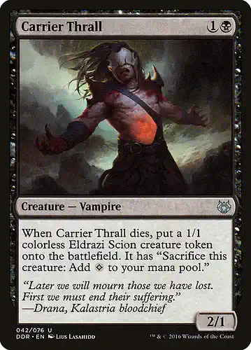 Carrier Thrall - ddr Spoiler