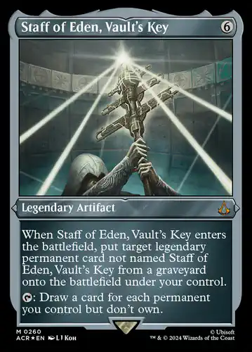 Staff of Eden, Vault's Key - acr Spoiler