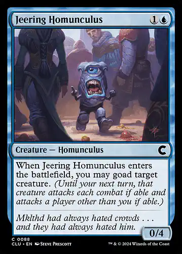 Jeering Homunculus - clu Spoiler