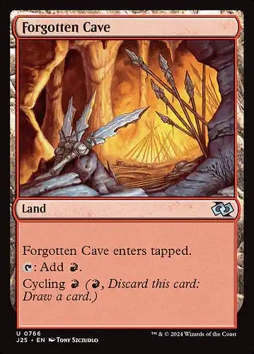 Forgotten Cave - j25 Spoiler