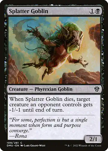 Splatter Goblin - dmu Spoiler
