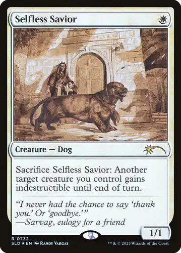 Selfless Savior - sld Spoiler