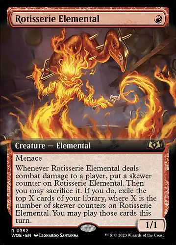 Rotisserie Elemental - woe Spoiler