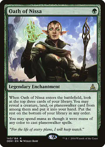 Oath of Nissa - ogw Spoiler