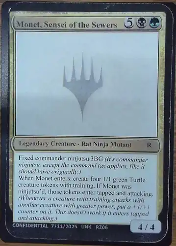 Monet, Sensei of the Sewers - unk Spoiler