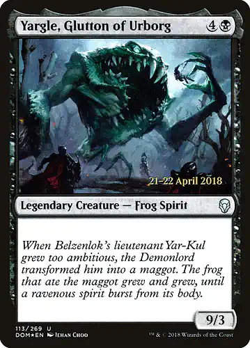 Yargle, Glutton of Urborg - dom Spoiler