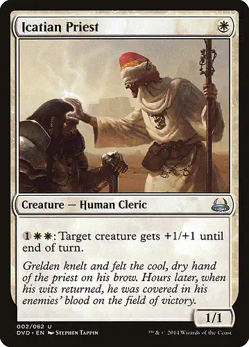 Icatian Priest - dvd Spoiler