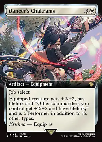 Dancer's Chakrams - fic Spoiler