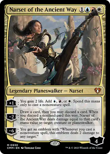 Narset of the Ancient Way - cmm Spoiler
