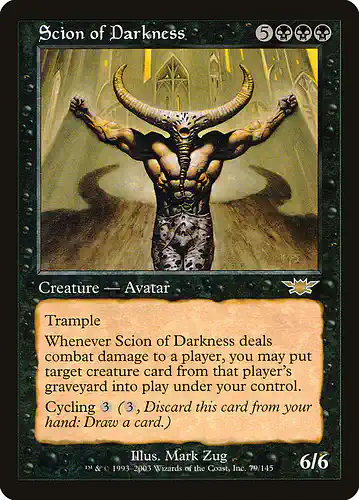 Scion of Darkness - lgn Spoiler