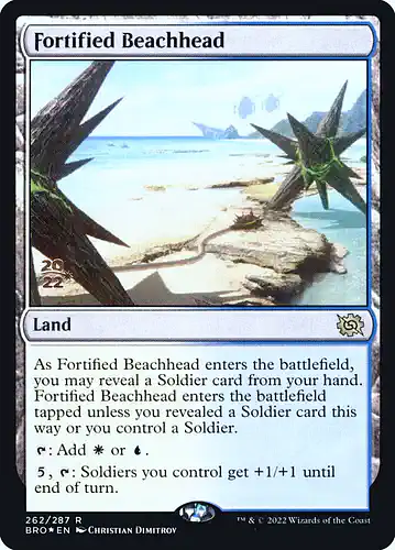 Fortified Beachhead - bro Spoiler