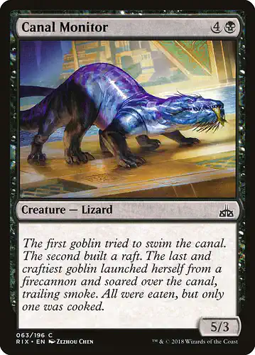 Canal Monitor - rix Spoiler