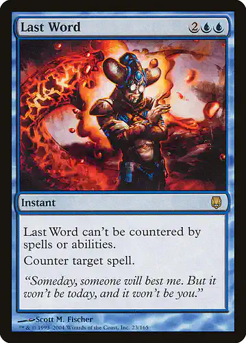 Last Word - dst Spoiler