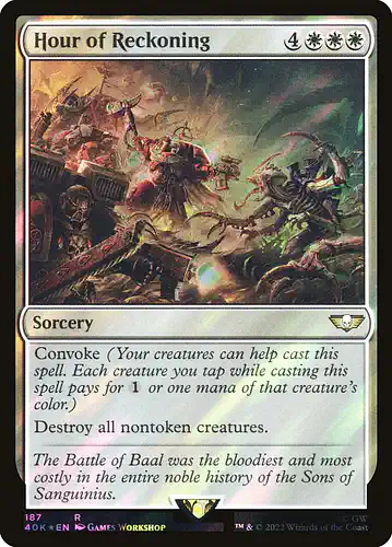 Hour of Reckoning - 40k Spoiler