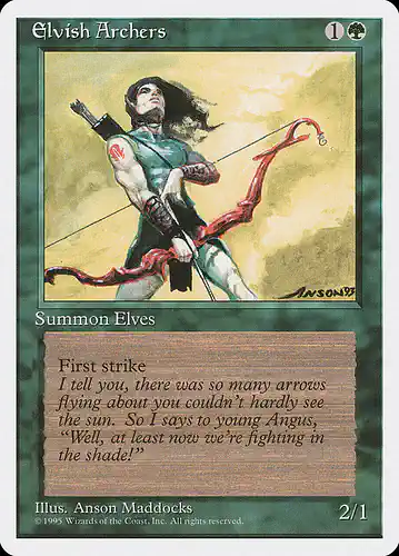 Elvish Archers - 4ed Spoiler