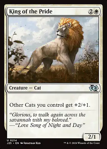 King of the Pride - j25 Spoiler