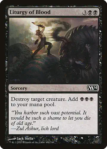 Liturgy of Blood - m14 Spoiler