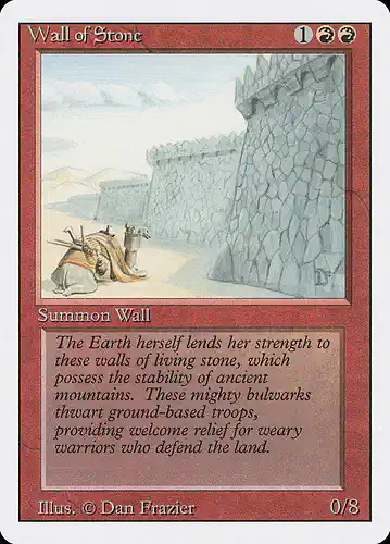 Wall of Stone - 3ed Spoiler