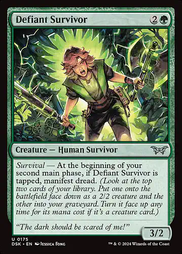 Defiant Survivor - dsk Spoiler
